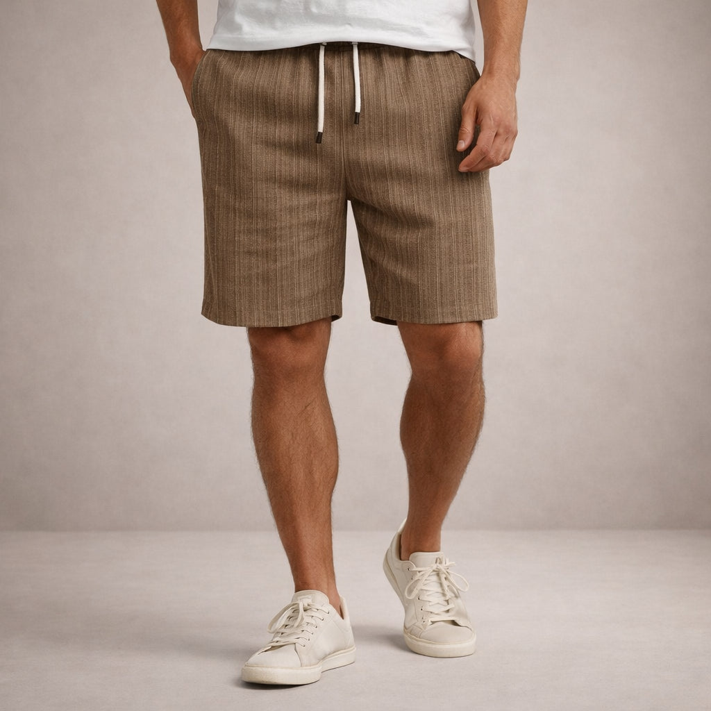 Leinen_Sommershorts_fuer_Herren_Kordelzug_laessiger_Schnitt_12