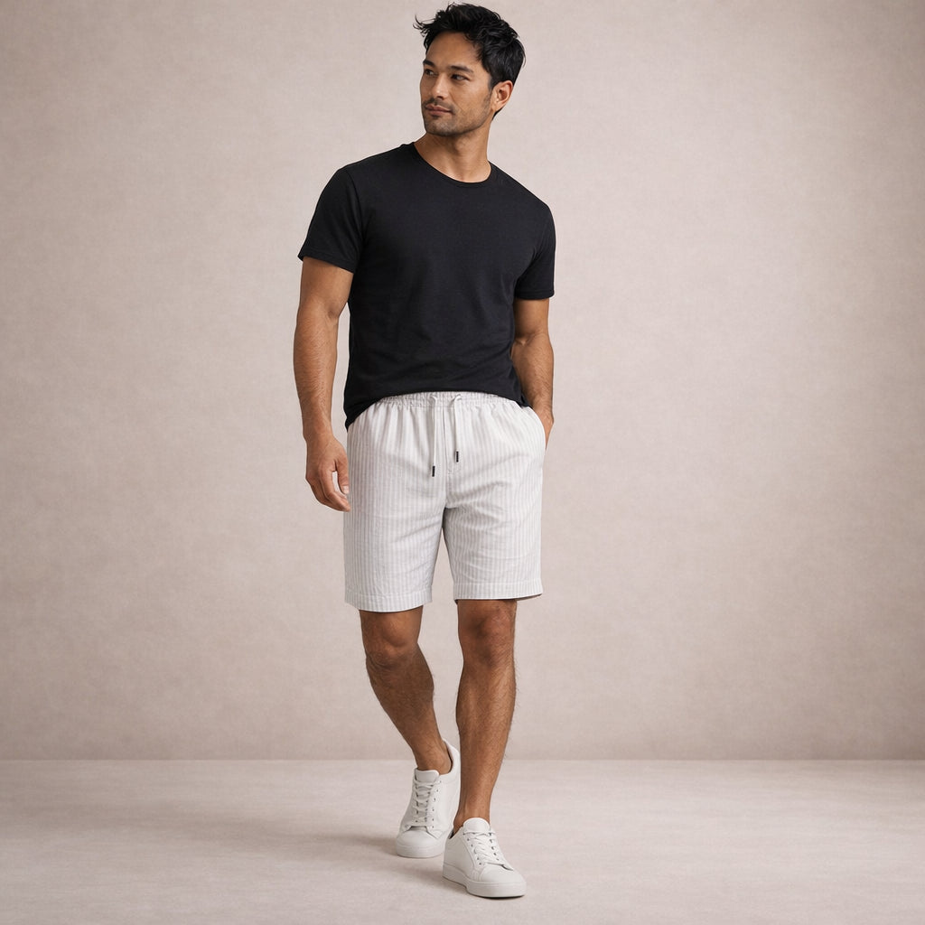 Leinen_Sommershorts_fuer_Herren_Kordelzug_laessiger_Schnitt_14