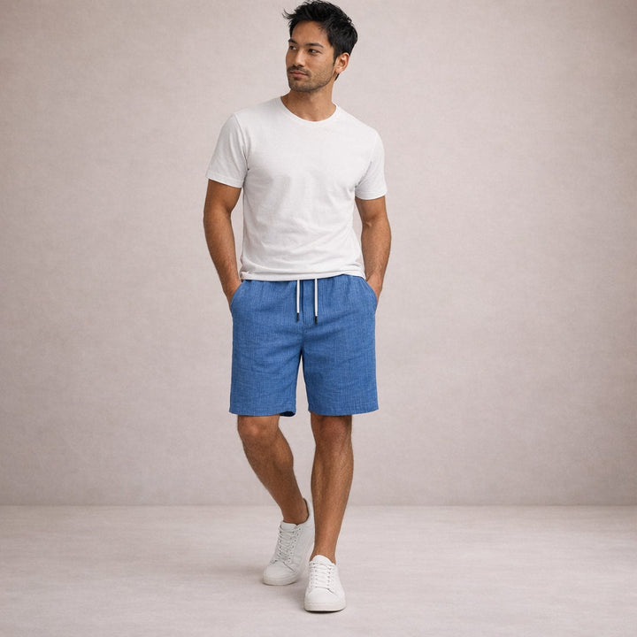 Leinen_Sommershorts_fuer_Herren_Kordelzug_laessiger_Schnitt_16