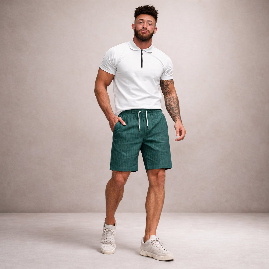 Leinen_Sommershorts_fuer_Herren_Kordelzug_laessiger_Schnitt_19