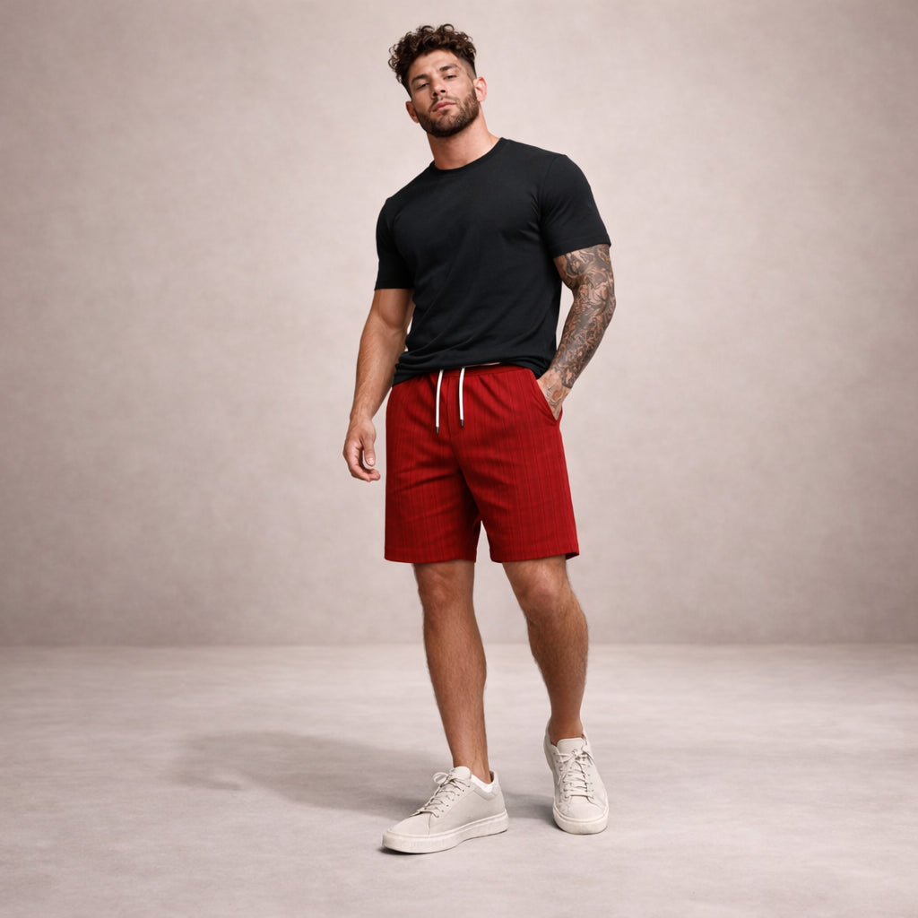Leinen_Sommershorts_fuer_Herren_Kordelzug_laessiger_Schnitt_23