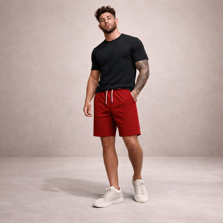 Leinen_Sommershorts_fuer_Herren_Kordelzug_laessiger_Schnitt_23