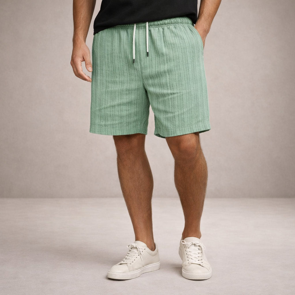 Leinen_Sommershorts_fuer_Herren_Kordelzug_laessiger_Schnitt_5