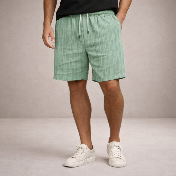 Leinen_Sommershorts_fuer_Herren_Kordelzug_laessiger_Schnitt_5