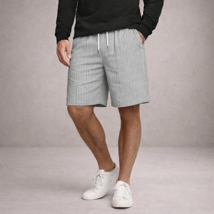 Leinen_Sommershorts_fuer_Herren_Kordelzug_laessiger_Schnitt_7