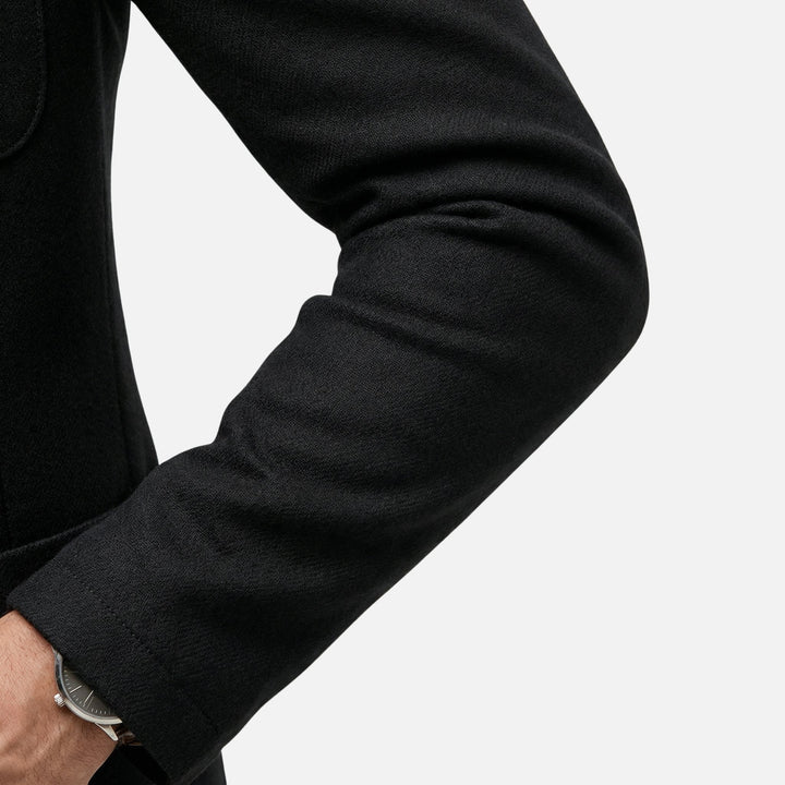 Lässiger Feinstrickblazer mit Brusttasche für Herren