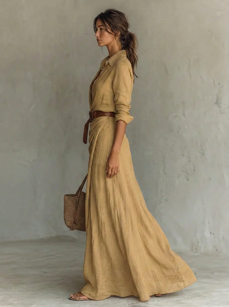 Maxikleid_fuer_Damen_Figurschmeichelnd_mit_Spitzenkragen_2