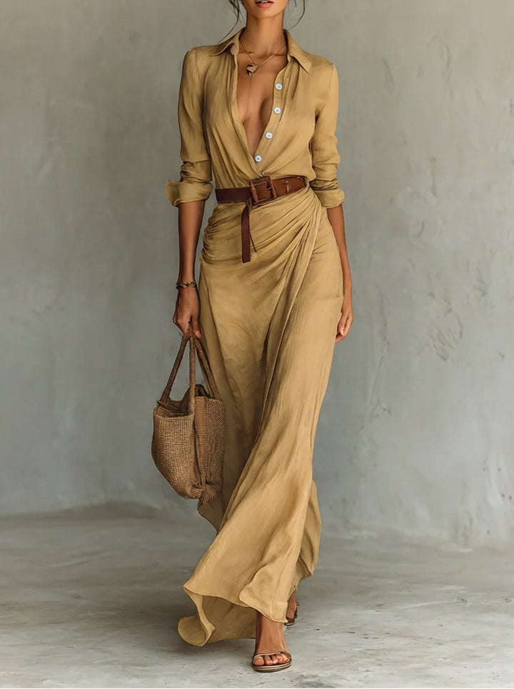 Maxikleid_fuer_Damen_Figurschmeichelnd_mit_Spitzenkragen_3