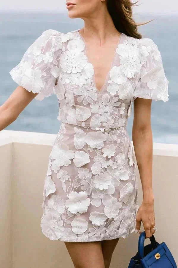 Mesh_Mini_Puffaermel_Blumenkleid_transparent_fuer_Damen_6