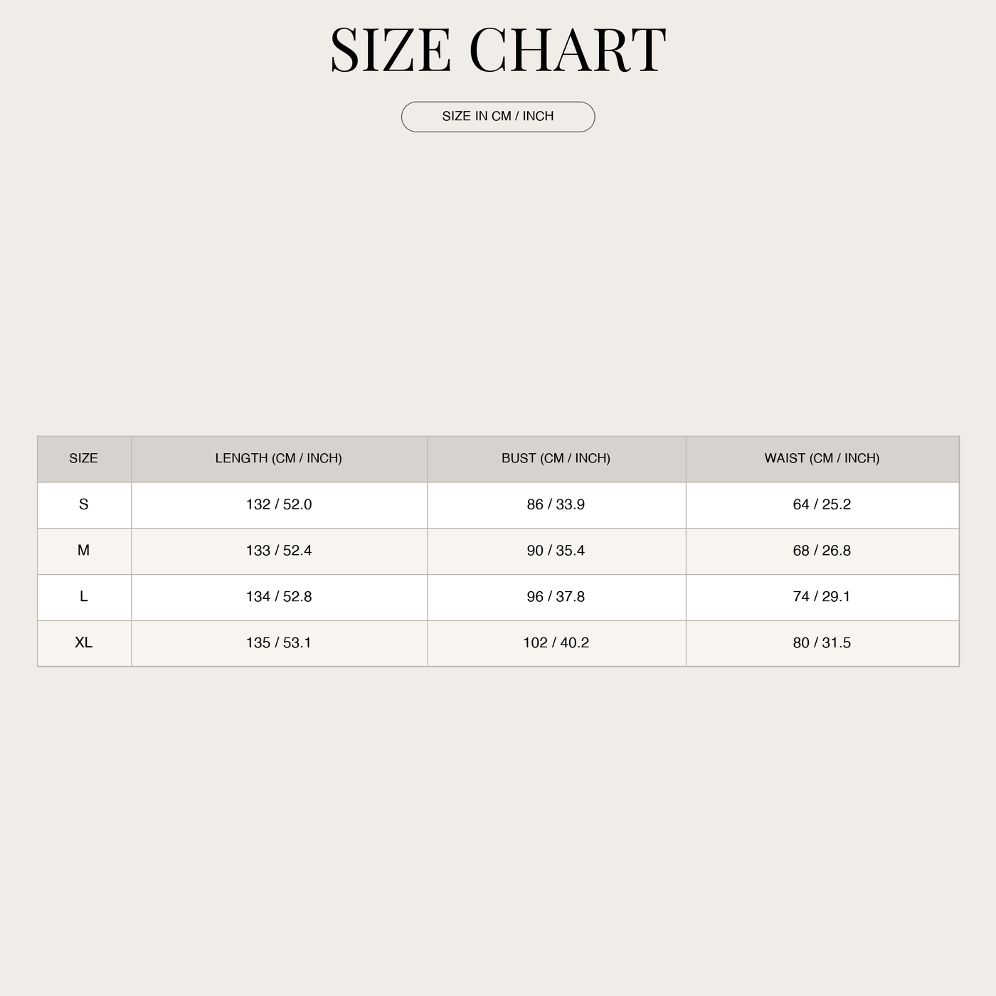 Maxiabito plissettato con collo halter e schiena scoperta da donna size chart