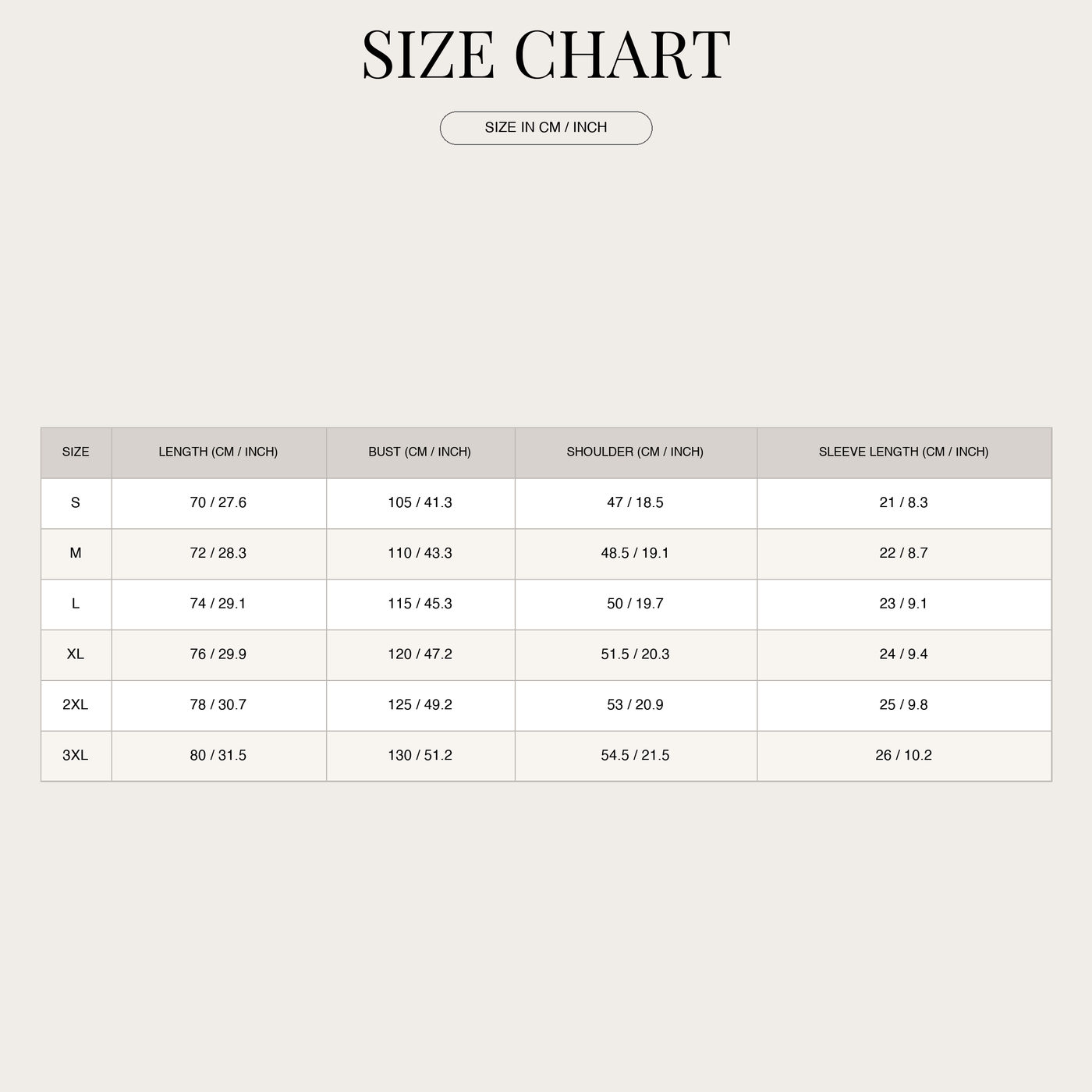 Polo a coste con bottoni da uomo size chart