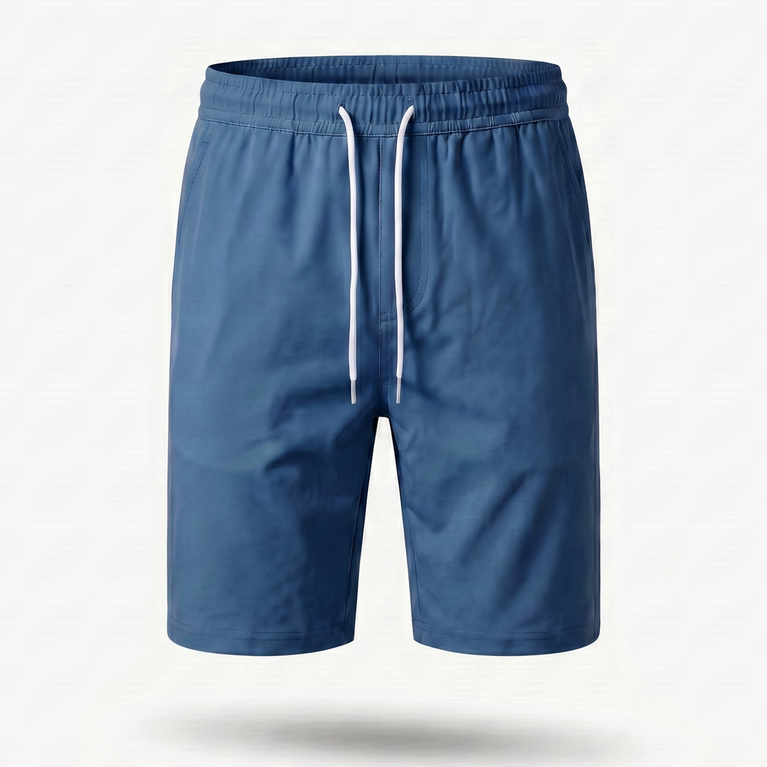 Modern men's shorts with side pockets for slipping on