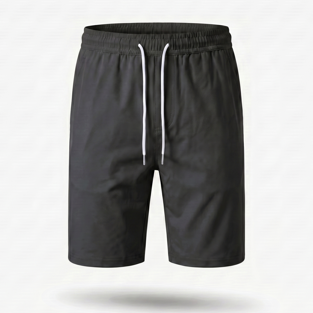 Modern men's shorts with side pockets for slipping on