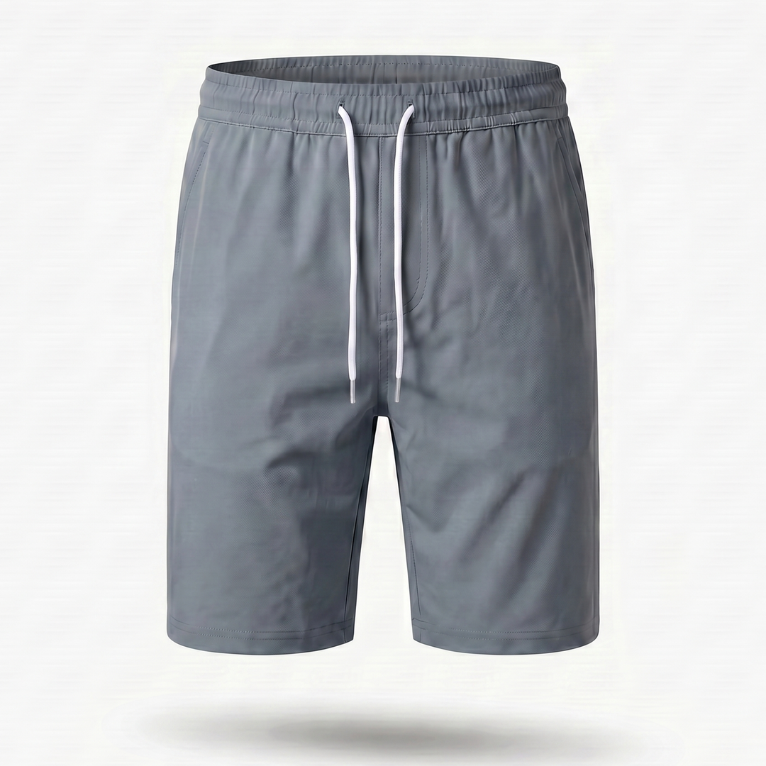 Modern men's shorts with side pockets for slipping on