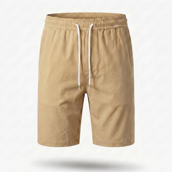 Modern men's shorts with side pockets for slipping on