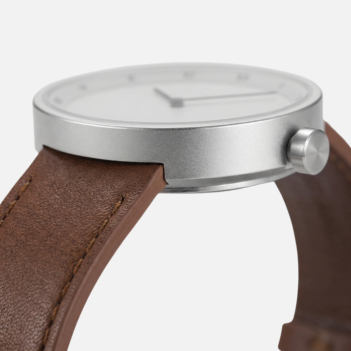 Nordic Minimalist Style Watch with Metal Case for Men