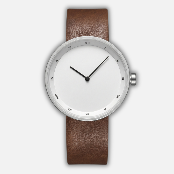 Nordic Minimalist Style Watch with Metal Case for Men