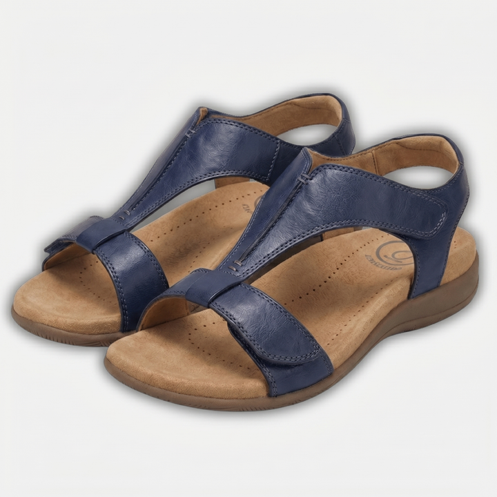 Open walking sandals with a lightweight, pre-shaped footbed for women