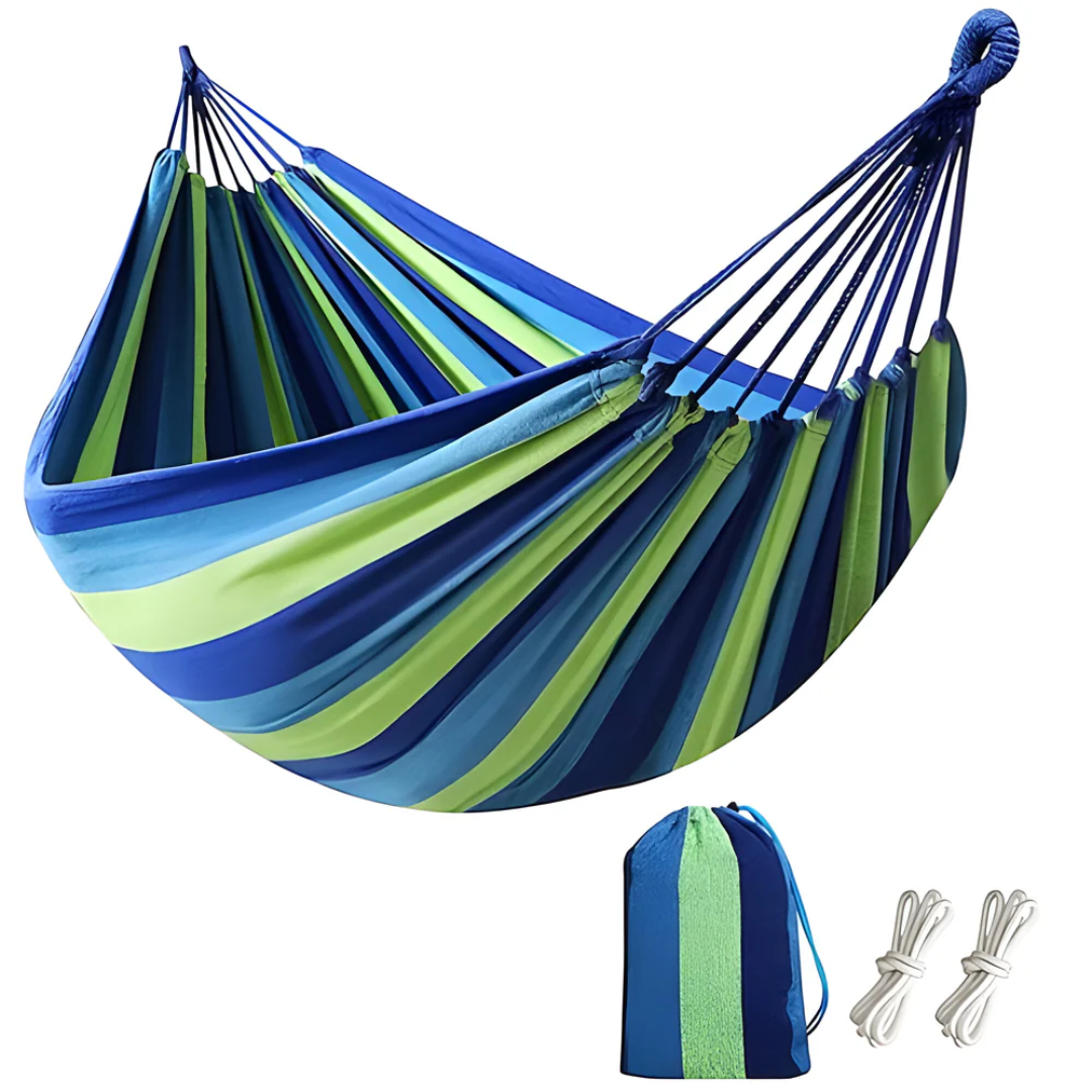 Outdoor_Stoffhangematte_Gestreiftes_Design_mit_Seilschlaufen_4