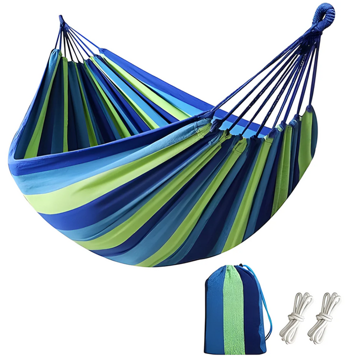 Outdoor_Stoffhangematte_Gestreiftes_Design_mit_Seilschlaufen_4