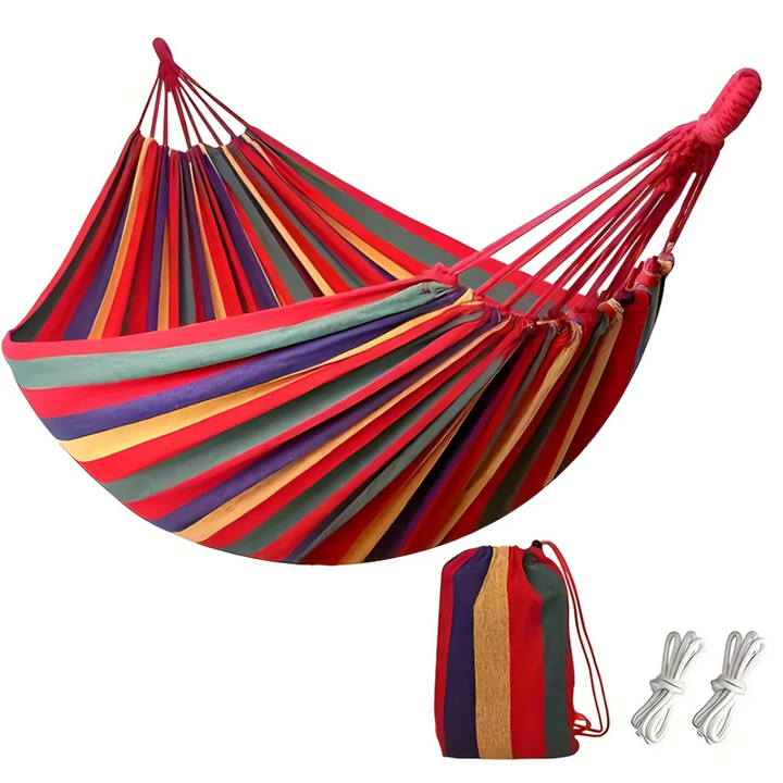 Outdoor_Stoffhangematte_Gestreiftes_Design_mit_Seilschlaufen_5