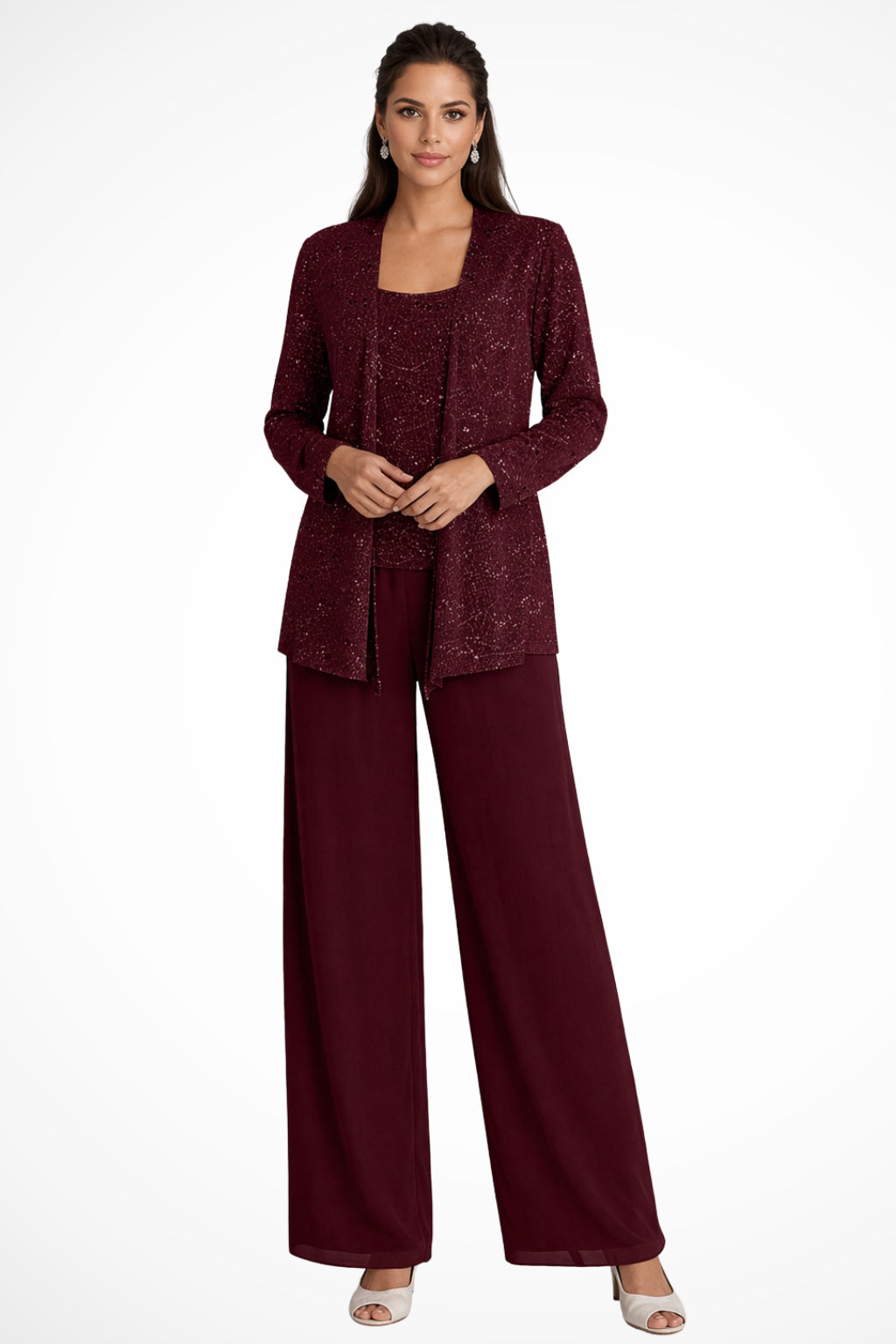 Pailletten_Hosenanzug_fuer_Damen_Dreiteilig_mit_Spitzenjacke_10