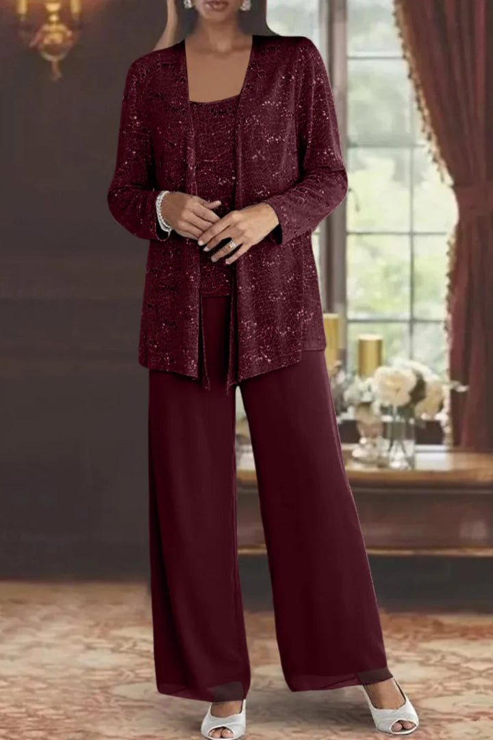 Pailletten_Hosenanzug_fuer_Damen_Dreiteilig_mit_Spitzenjacke_11