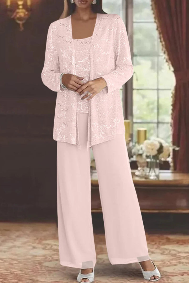 Pailletten_Hosenanzug_fuer_Damen_Dreiteilig_mit_Spitzenjacke_13