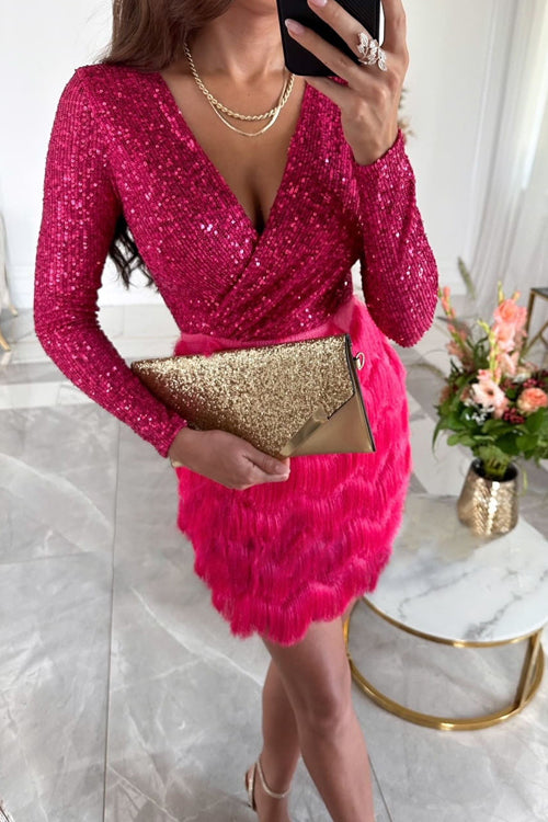 Pailletten_Minikleid_fuer_Damen_Funkelnd_mit_mehrlagigen_Fransen_2