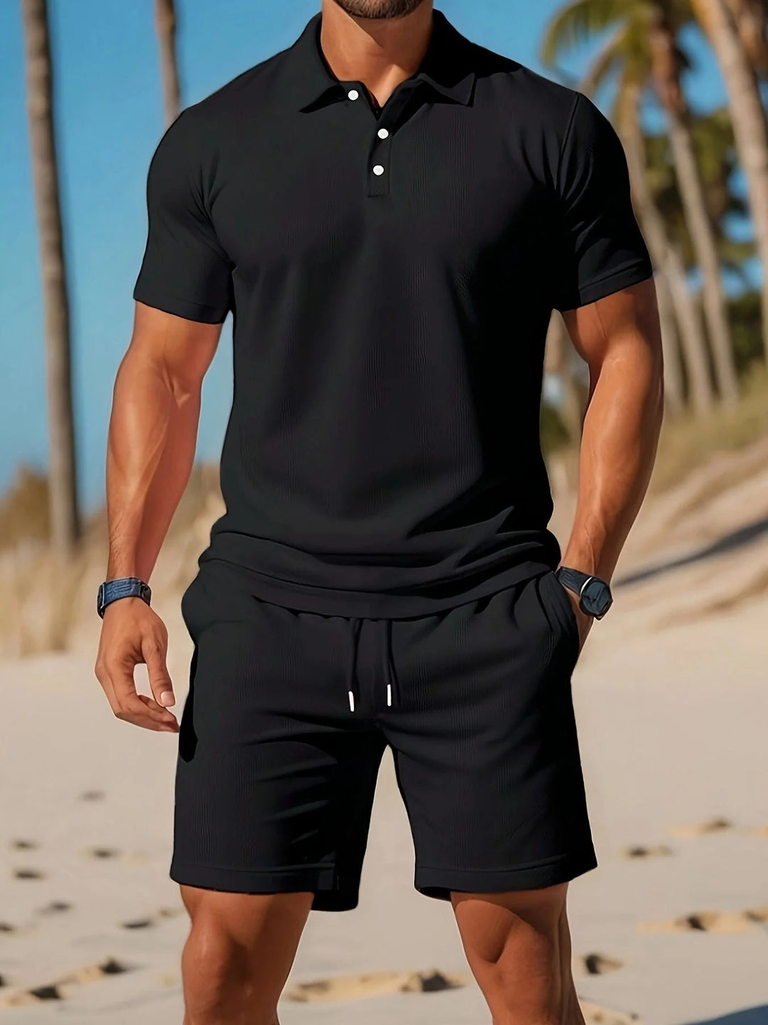 Polo_Komplett_Set_mit_Shorts_fuer_Sommer_und_Strand_fuer_Herren_4