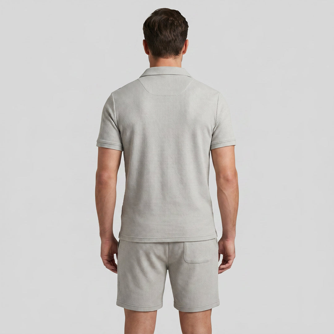 Polohemd_Shorts_Set_fuer_Herren_Kurzarm_mit_Reissverschluss_Kragen_15
