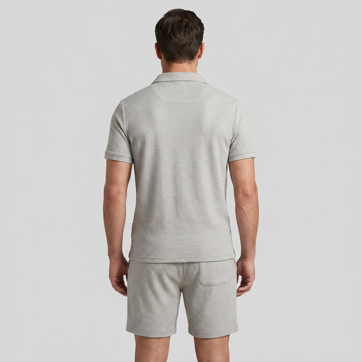 Polohemd_Shorts_Set_fuer_Herren_Kurzarm_mit_Reissverschluss_Kragen_15