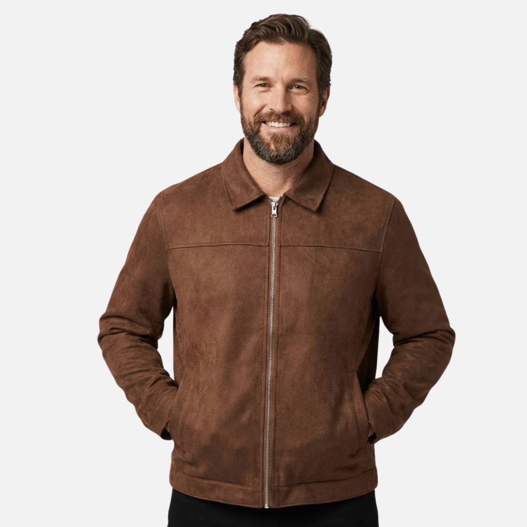 Reißverschluss Jacke mit Kragen für Männer