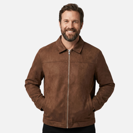 Reißverschluss Jacke mit Kragen für Männer