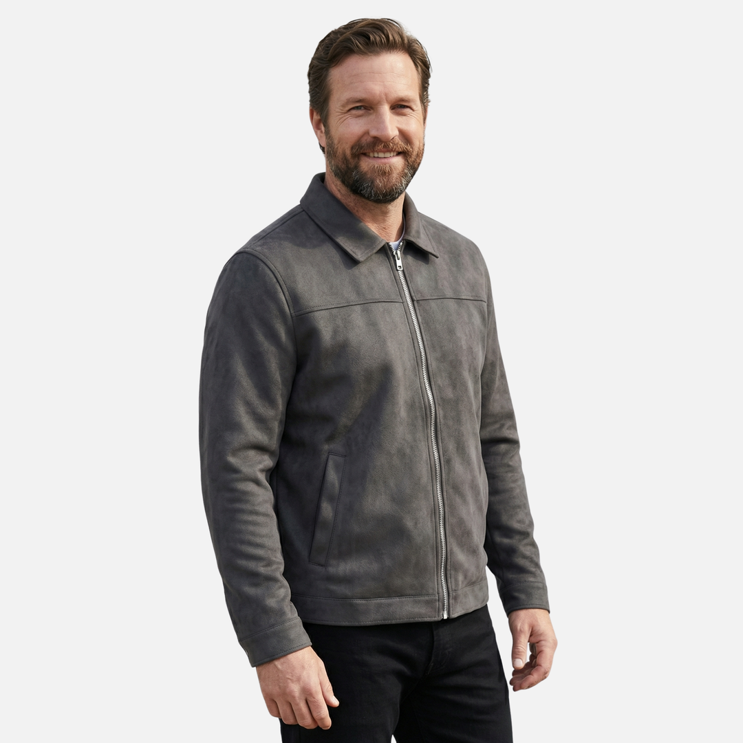 Reißverschluss Jacke mit Kragen für Männer