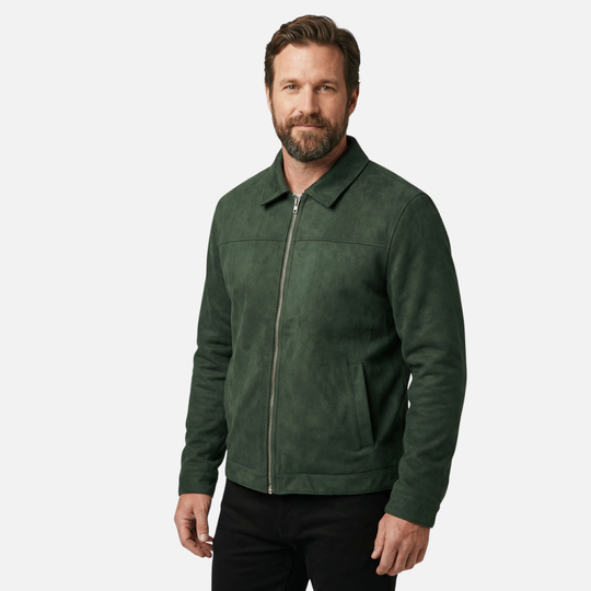 Reißverschluss Jacke mit Kragen für Männer