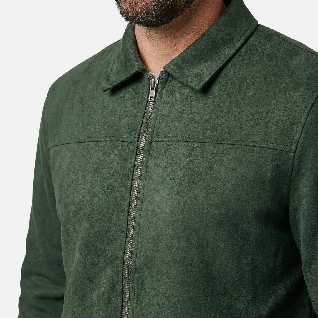 Reißverschluss Jacke mit Kragen für Männer