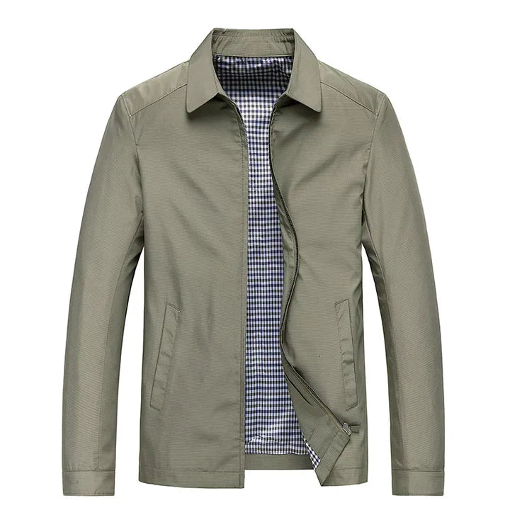Reissverschlussjacke_fuer_Herren_Leicht_mit_kariertem_Futter_1
