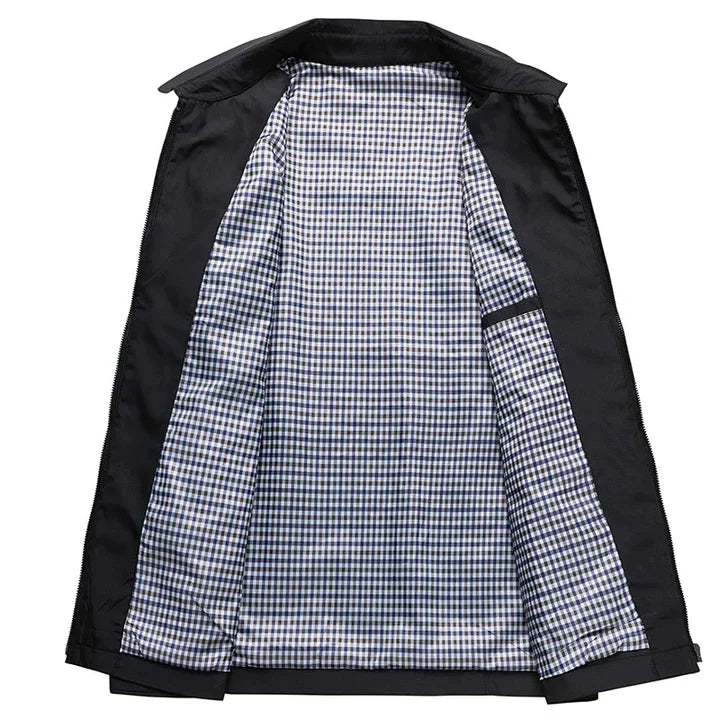 Reissverschlussjacke_fuer_Herren_Leicht_mit_kariertem_Futter_5