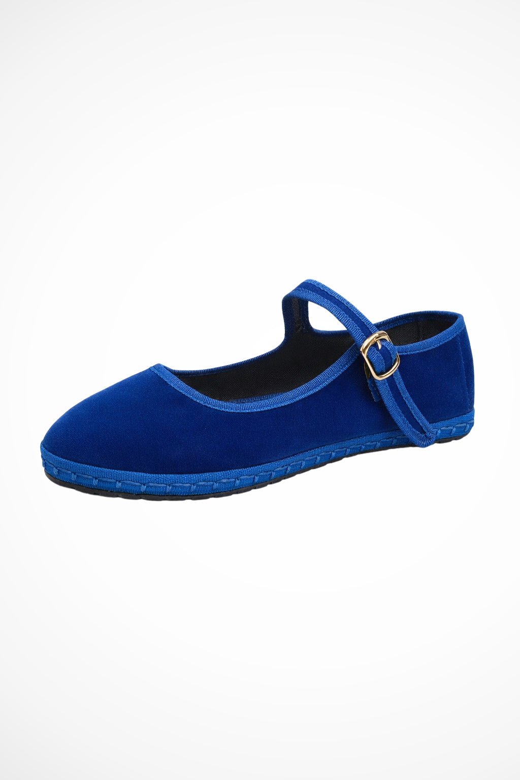 Samt_Mary_Janes_fuer_Damen_Runde_Kappe_mit_Schnallenriemen_3