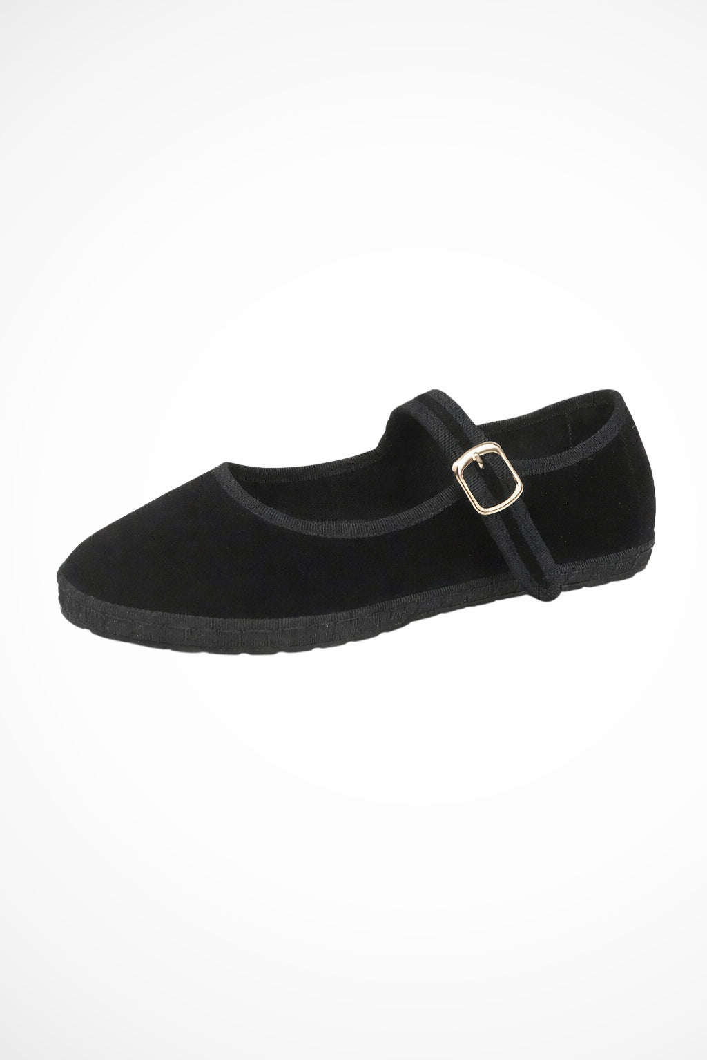 Samt_Mary_Janes_fuer_Damen_Runde_Kappe_mit_Schnallenriemen_9