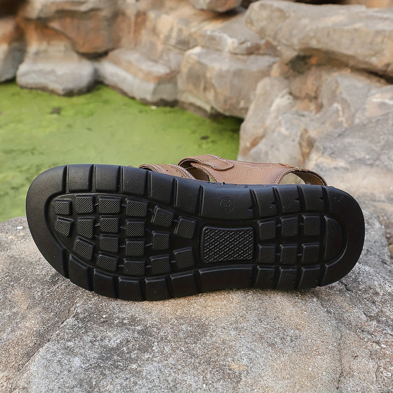 Sandalen_mit_Leder_Obermaterial_zum_Hineinschluepfen_fuer_Herren_7