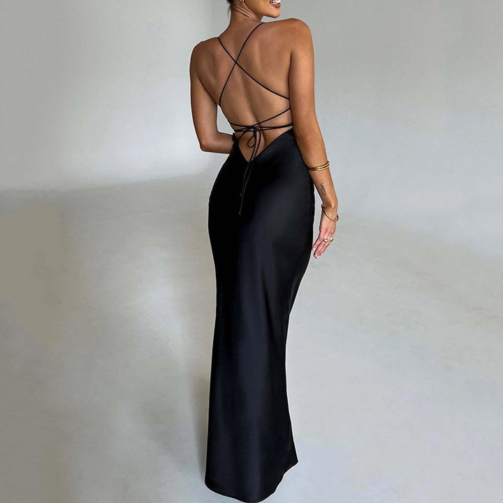 Satin_Maxikleid_fuer_Damen_Slip_Schnitt_mit_Kreuztraegern_6