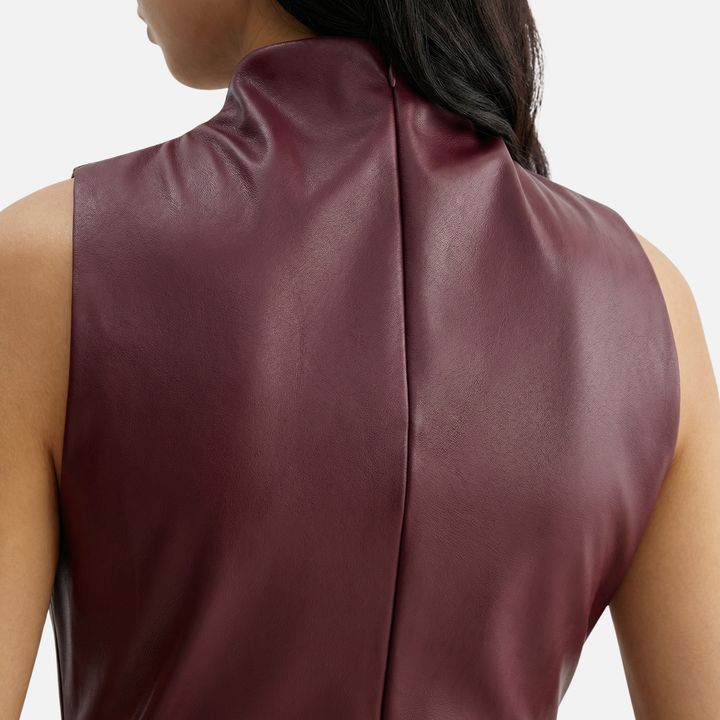 Maiou slim cu material drapat pentru femei