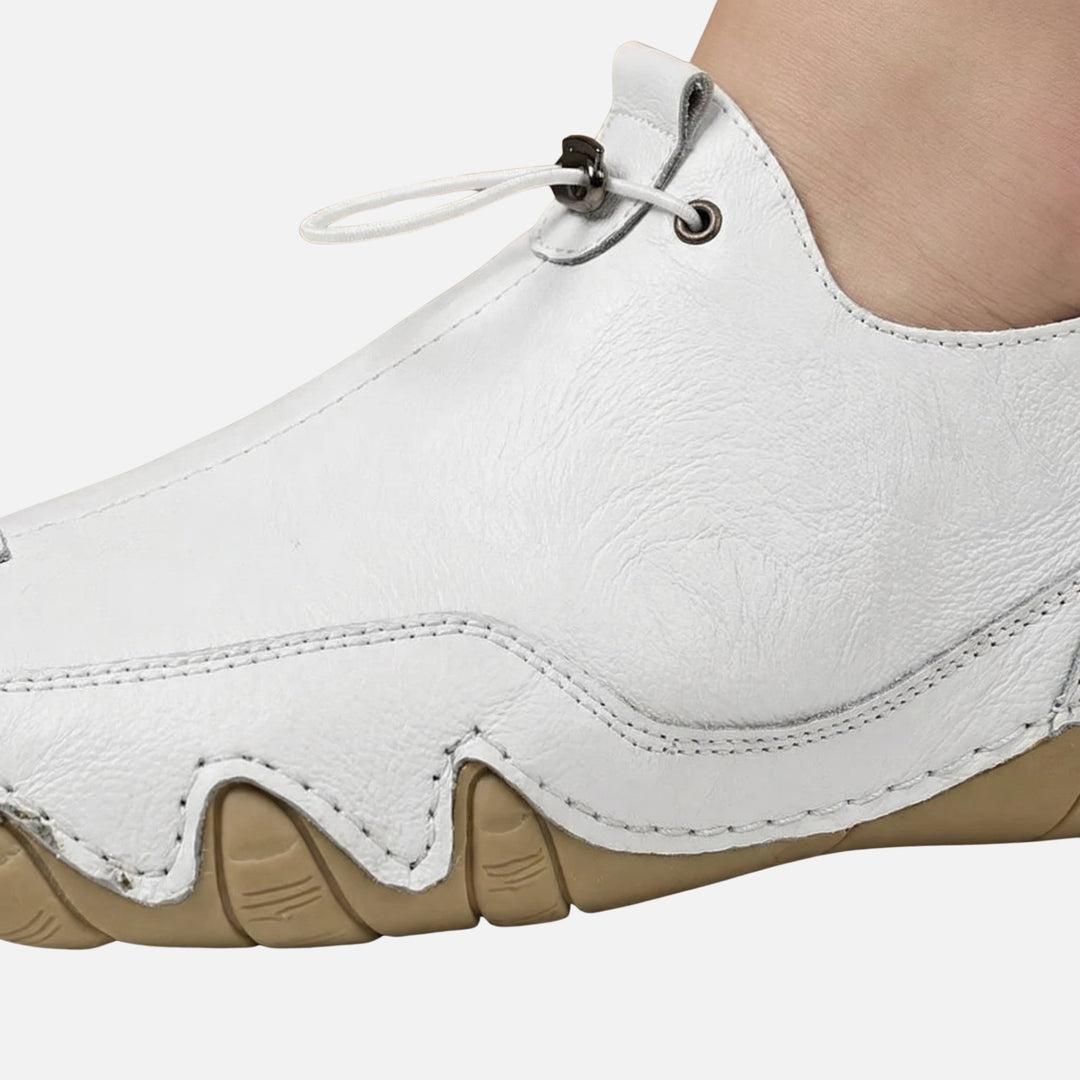 Sneaker slip-on con lacci elastici e suola in gomma da uomo