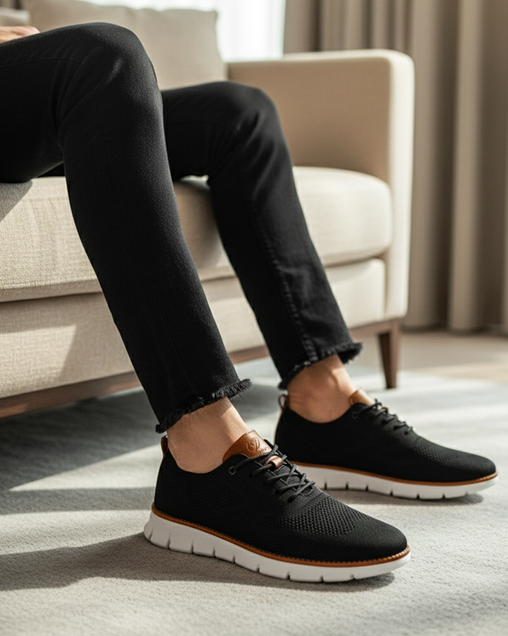 Scarpe sportive con lacci e suola antiscivolo da uomo