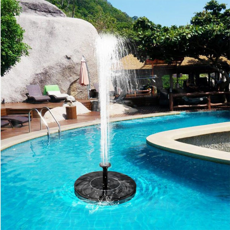 Schwimmende_Solar_Springbrunnenpumpe_Dekoratives_Wasserspiel_1