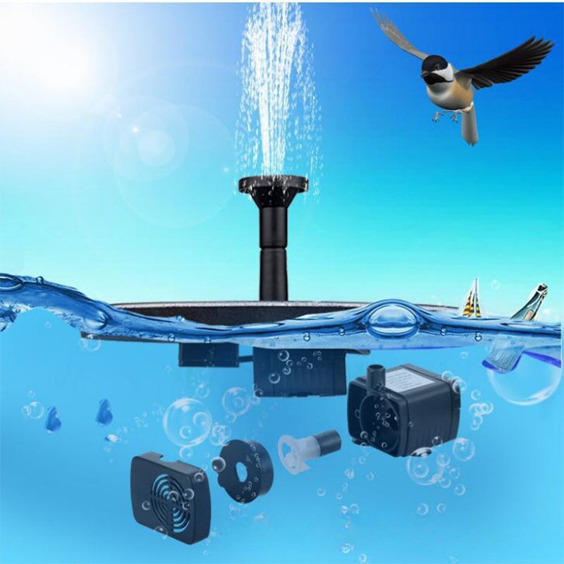 Schwimmende_Solar_Springbrunnenpumpe_Dekoratives_Wasserspiel_2