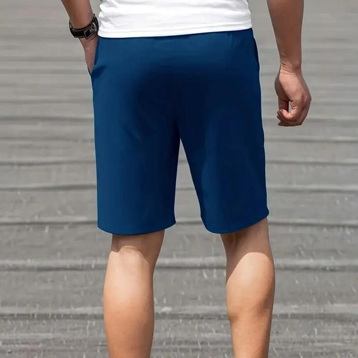 Modern men's shorts with side pockets for slipping on