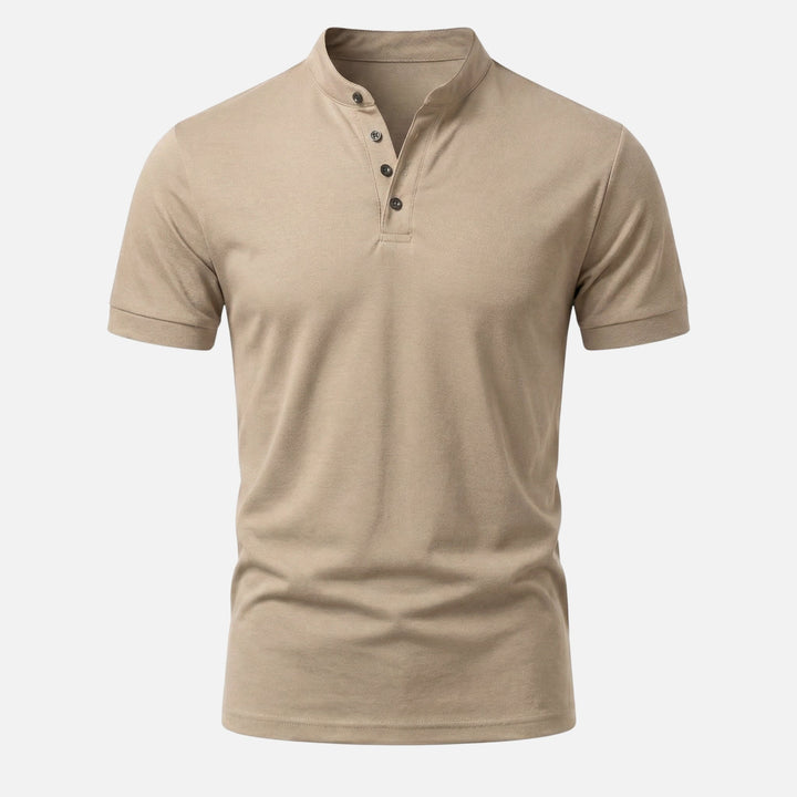 Maglia slim fit in jersey con collo alto da uomo